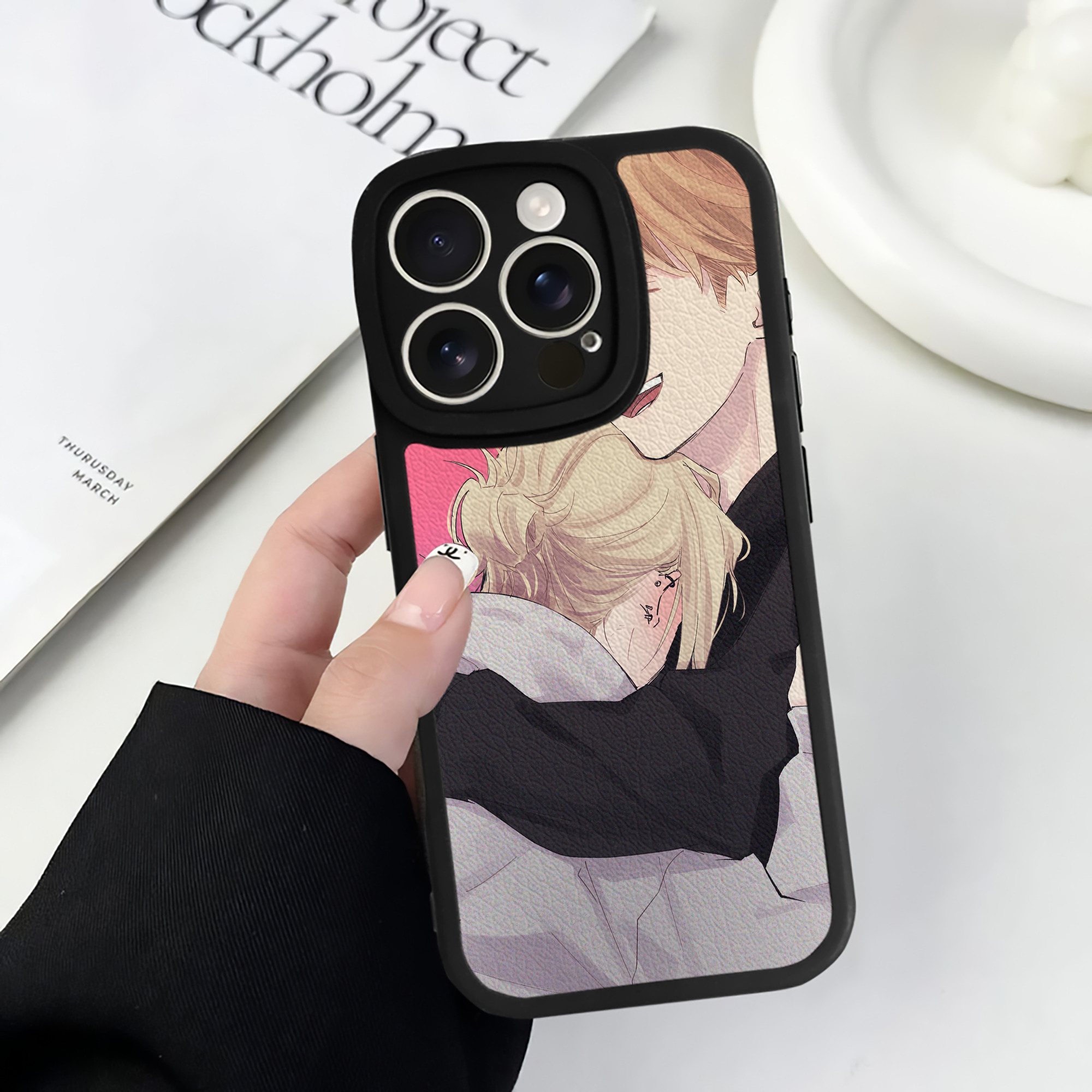 （画像用） 進撃の巨人 Attack on Titan 【iPhone 16シリーズ対応】シリコンスマホケース（レザー調） 材質：シリコン